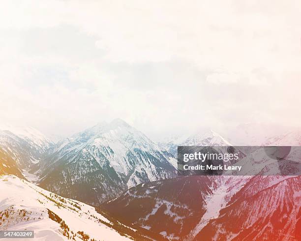 hintertux valley - zillertal stock-fotos und bilder