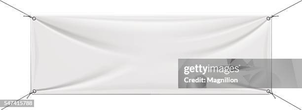 ilustraciones, imágenes clip art, dibujos animados e iconos de stock de banner de vinilo blanco - espacio en blanco