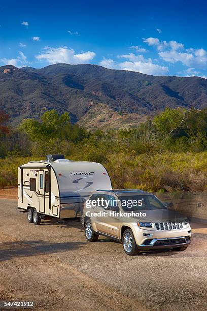 199 Rv Pulling Trailer Stock Photos, High-Res Pictures, and Images ...