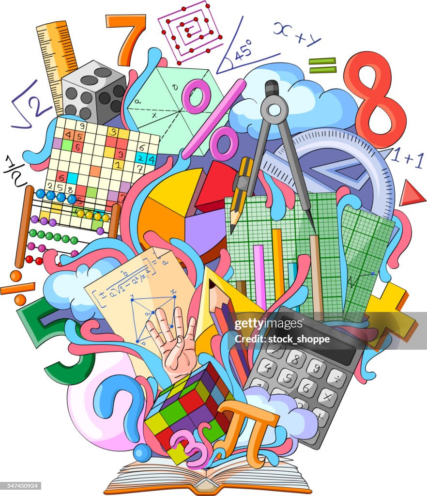 Knowing Math Book Of Knowledge For Mathematics High-Res Vector Graphic - Getty Images