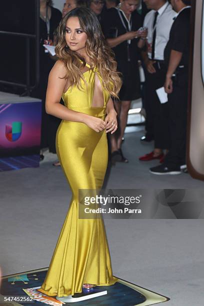 Singer Becky G attends the Univision's 13th Edition Of Premios Juventud Youth Awards at Bank United Center on July 14, 2016 in Miami, Florida.