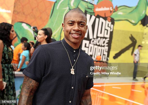 Player Isaiah Thomas attends the Nickelodeon Kids' Choice Sports Awards 2016 at UCLA's Pauley Pavilion on July 14, 2016 in Westwood, California.