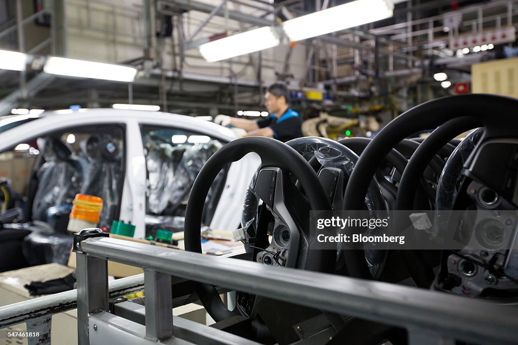 Inside A Hyundai Motors Ltd. Manufacturing Facility