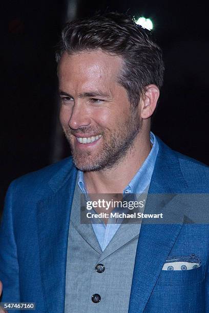 Actor Ryan Reynolds attends the Piaget new timepiece launch at the Duggal Greenhouse on July 14, 2016 in New York City.