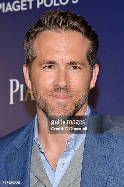 Ryan Reynolds attends the Piaget new timepiece launch at the Duggal Greenhouse on July 14, 2016 in New York City.