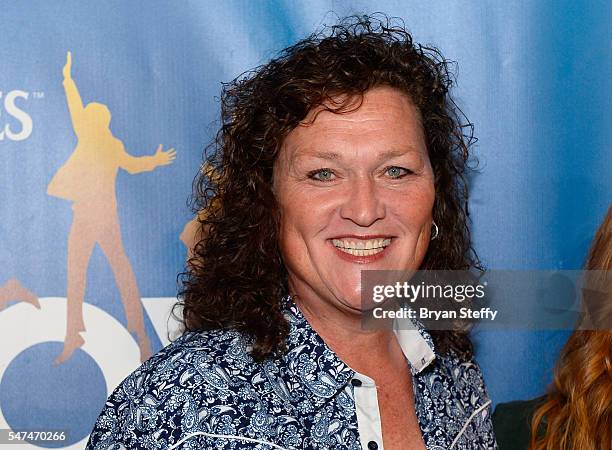 Actress Dot-Marie Jones attends the 10th anniversary celebration of "The Beatles LOVE by Cirque du Soleil" at the Mirage Hotel & Casino on July 14,...