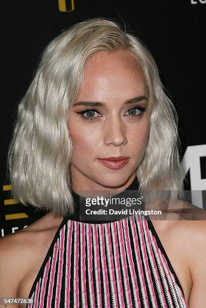 Musician Margot arrives at the Launch of OUE Skyspace LA at the U.S. Bank Tower on July 14, 2016 in Los Angeles, California.