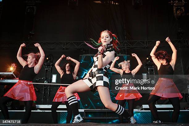 Lindsey Stirling performs on Day 6 of the RBC Bluesfest on July 14, 2016 in Ottawa, Canada.