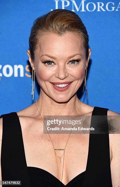 Actress Charlottw Ross arrives at the premiere of Amazon Studios' "Gleason" at the Regal LA Live Stadium 14 on July 14, 2016 in Los Angeles,...