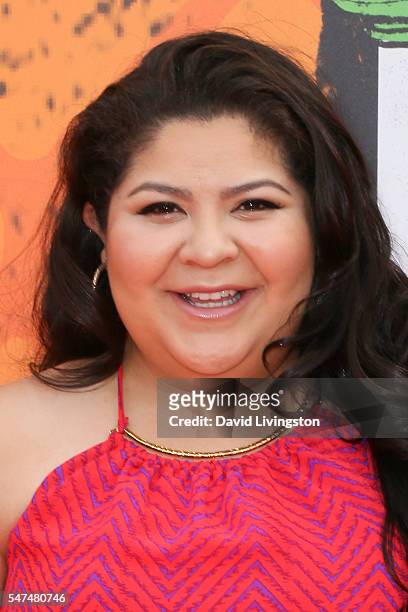 Actress Raini Rodriguez arrives at the Nickelodeon Kids' Choice Sports Awards 2016 at the UCLA's Pauley Pavilion on July 14, 2016 in Westwood,...