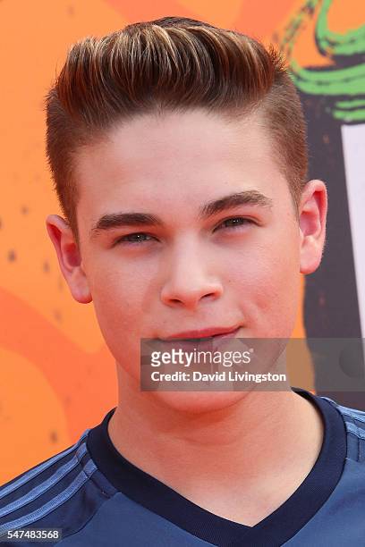 Actor Ricardo Hurtado arrives at the Nickelodeon Kids' Choice Sports Awards 2016 at the UCLA's Pauley Pavilion on July 14, 2016 in Westwood,...