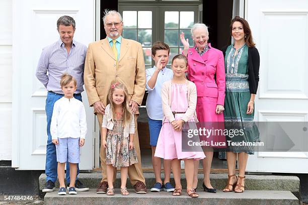 Crown Prince Frederik of Denmark, Prince Vincent of Denmark, Prince Henrik of Denmark, Princess Josephine of Denmark, Prince Christian of Denmark,...
