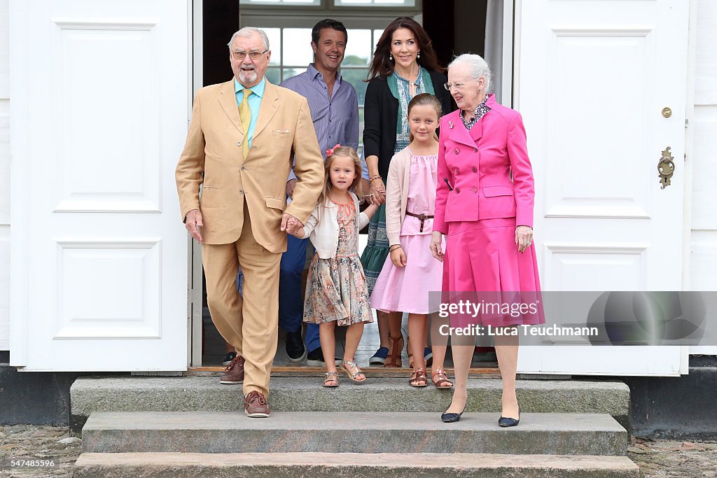 Annual Summer Photocall For The Danish Royal Family At Grasten Castle