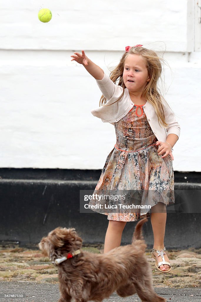 Annual Summer Photocall For The Danish Royal Family At Grasten Castle