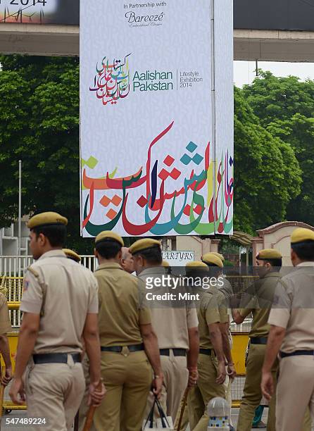 Aalishan Pakistan Exhibition at Pragati Maidan on September 11, 2014 in New Delhi, India.