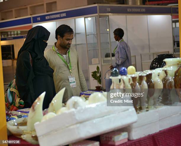 Aalishan Pakistan Exhibition at Pragati Maidan on September 11, 2014 in New Delhi, India.