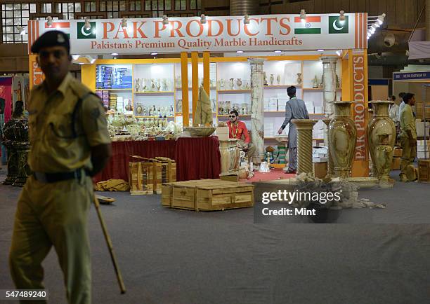 Aalishan Pakistan Exhibition at Pragati Maidan on September 11, 2014 in New Delhi, India.