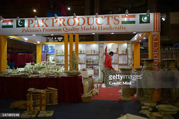 Aalishan Pakistan Exhibition at Pragati Maidan on September 11, 2014 in New Delhi, India.