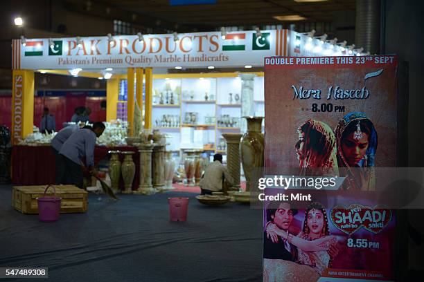 Aalishan Pakistan Exhibition at Pragati Maidan on September 11, 2014 in New Delhi, India.