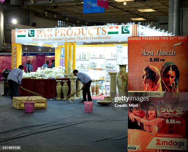 Aalishan Pakistan Exhibition at Pragati Maidan on September 11, 2014 in New Delhi, India.