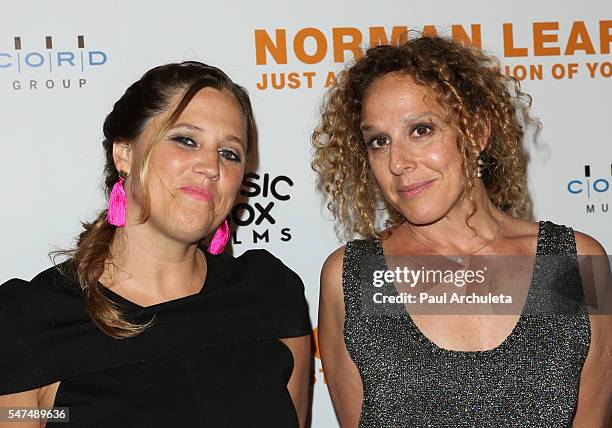 Directors Heidi Ewing and Rachel Grady attend the premiere of "Norman Lear: Just Another Version Of You" at The WGA Theater on July 14, 2016 in...