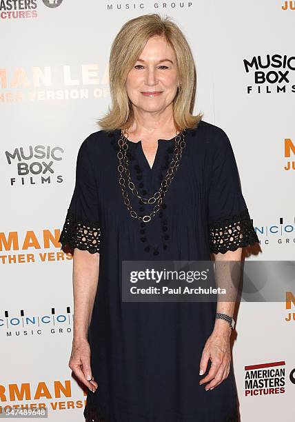 Actress Mary Kay Place attends the premiere "Norman Lear: Just Another Version Of You" at The WGA Theater on July 14, 2016 in Beverly Hills,...