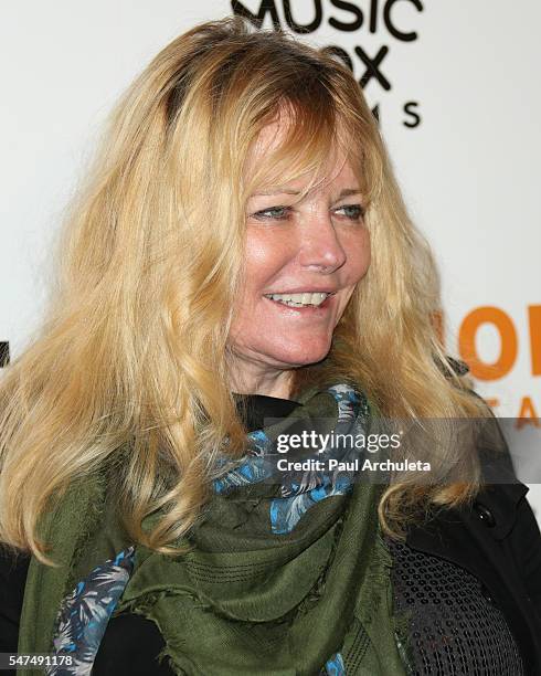 Former Fashion Model Cheryl Tiegs attends the premiere of "Norman Lear: Just Another Version Of You" at The WGA Theater on July 14, 2016 in Beverly...