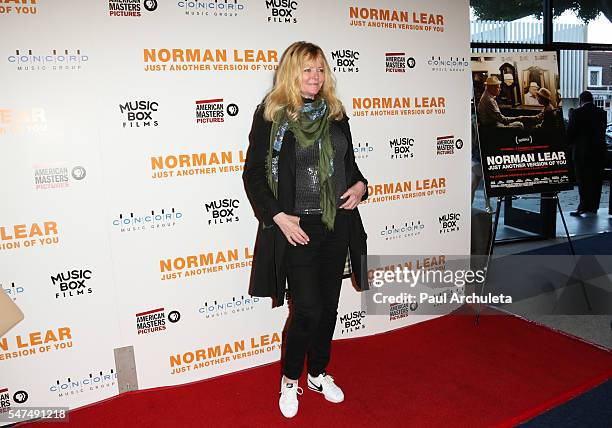 Former Fashion Model Cheryl Tiegs attends the premiere of "Norman Lear: Just Another Version Of You" at The WGA Theater on July 14, 2016 in Beverly...