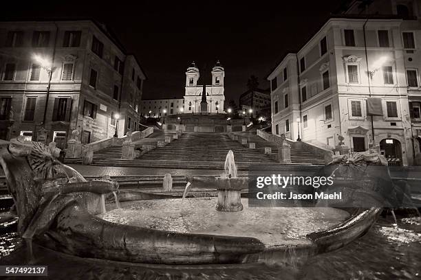 spanish steps, rome - spanish steps stock-fotos und bilder