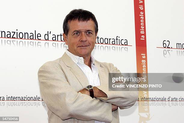 French film director Patrice Chereau poses during a photocall of Gabrielle, 05 september 2005, during the 62nd Venice International Film Festival....