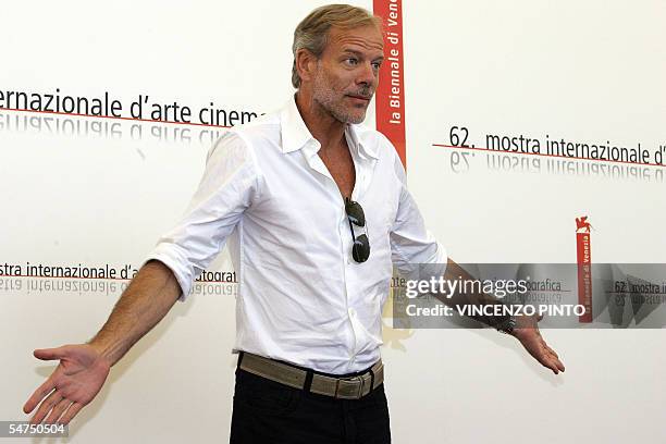 French actor Pascal Greggory poses during a photocall of Gabrielle, 05 september 2005, during the 62nd Venice International Film Festival. Gabrielle...