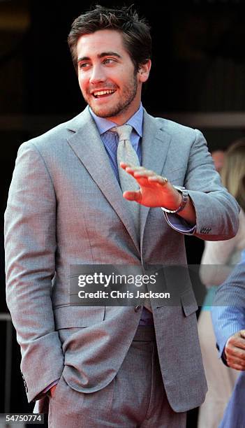 Actor Jake Gyllenhaal arrives for the premiere for the film 'Proof' at the Palazzo del Cinema on the sixth day of the 62nd Venice Film Festival on...