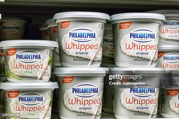 philadelphia cream cheese - kraft foods stock pictures, royalty-free photos & images