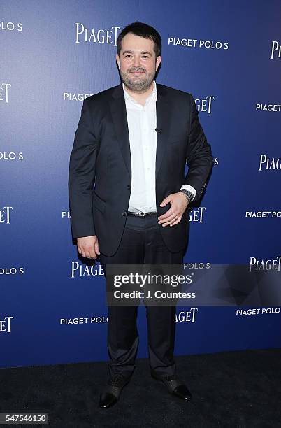 Jean-Francois Piege attends the Piaget New Timepiece Launch at the Duggal Greenhouse on July 14, 2016 in New York City.