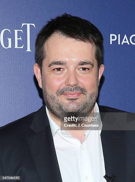 Jean-Francois Piege attends the Piaget New Timepiece Launch at the Duggal Greenhouse on July 14, 2016 in New York City.