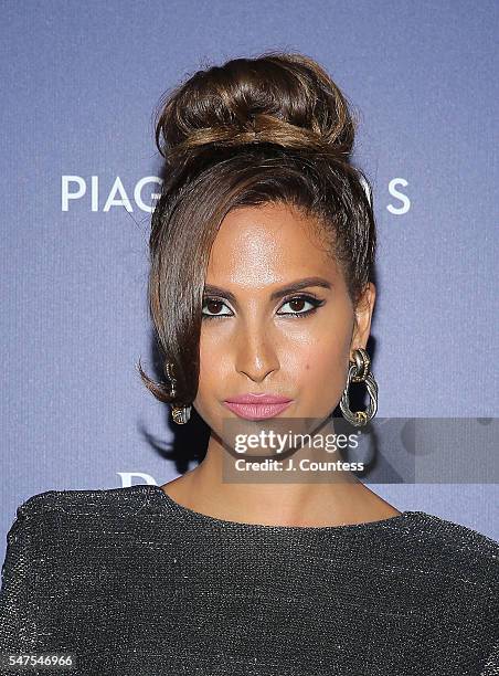 Snoh Aalegra attends the Piaget New Timepiece Launch at the Duggal Greenhouse on July 14, 2016 in New York City.