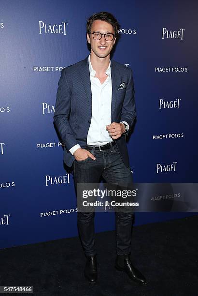 Marcus Floruus attends the Piaget New Timepiece Launch at the Duggal Greenhouse on July 14, 2016 in New York City.