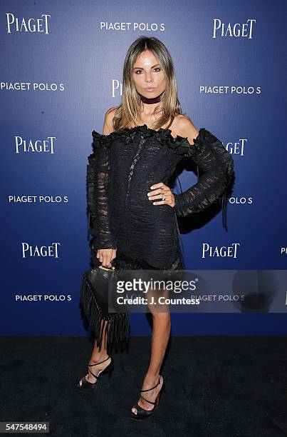 Erica Pelosini attends the Piaget New Timepiece Launch at the Duggal Greenhouse on July 14, 2016 in New York City.