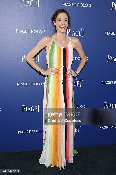 Dorothee Gilbert attends the Piaget New Timepiece Launch at the Duggal Greenhouse on July 14, 2016 in New York City.