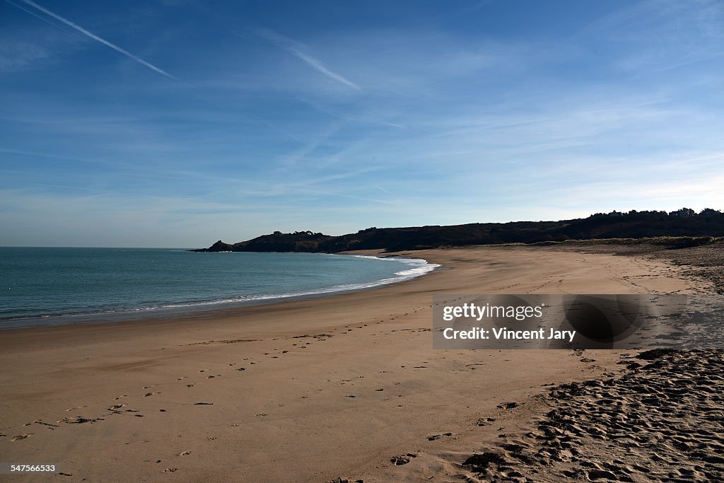 Du verger beach at cancale