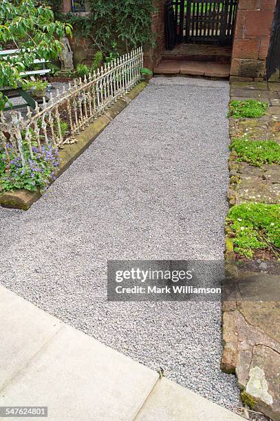 garden path: after renovation - garden path uk stock pictures, royalty-free photos & images