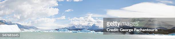 upsala glacier panorama - upsala glacier stock pictures, royalty-free photos & images