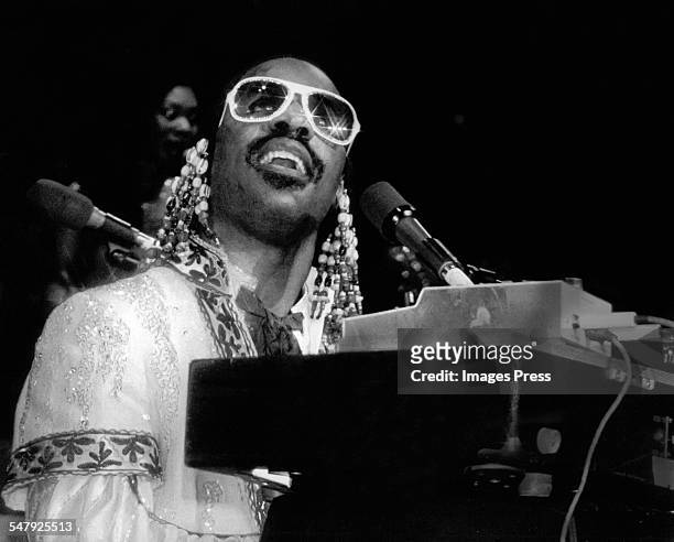 1970s: Stevie Wonder circa 1970s.