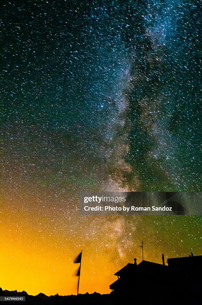 Milky Way over Capanna Michela-Motterascio