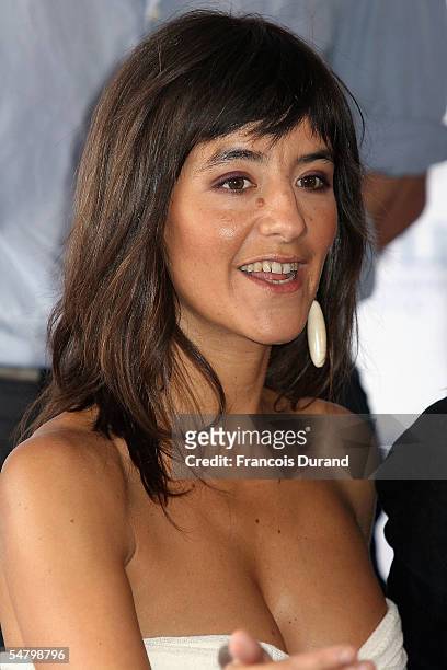 Romane Borhinger poses at the jury photocall at the 31st Deauville Festival Of American Film on September 5, 2005 in Deauville, France.