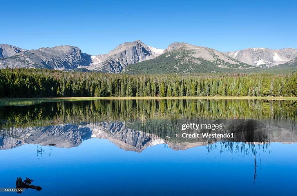 USA, Colorado, Rocky Mountain National Park, Bierstadt Lake