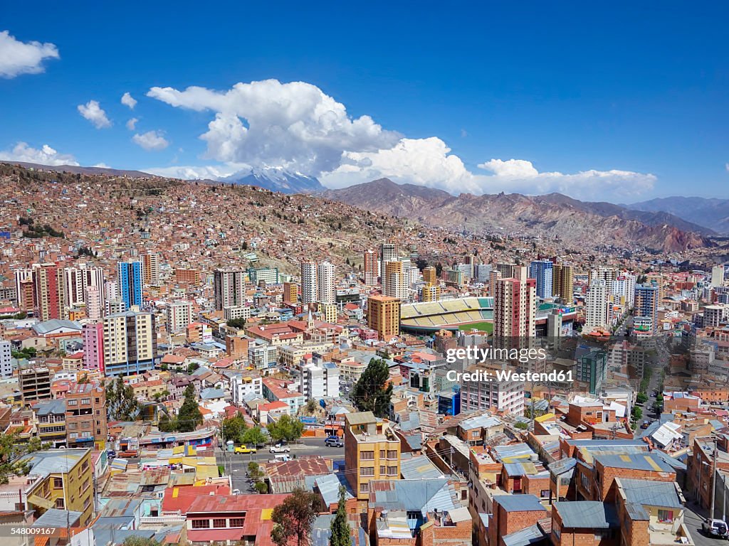 South America, Bolivia, La Paz, cityscape