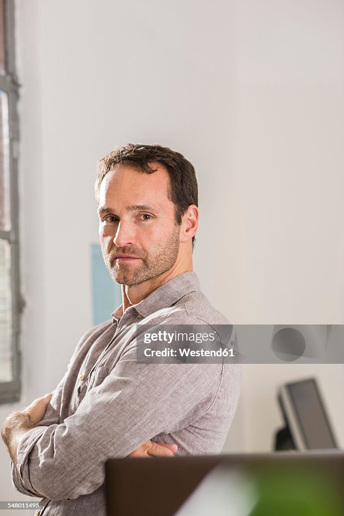 Portait of confident businessman