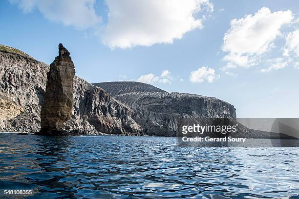 coast of san benedicto island - revillagigedo stock pictures, royalty-free photos & images