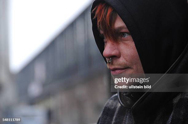 Germany Berlin Charlottenburg - punks near zoo station -